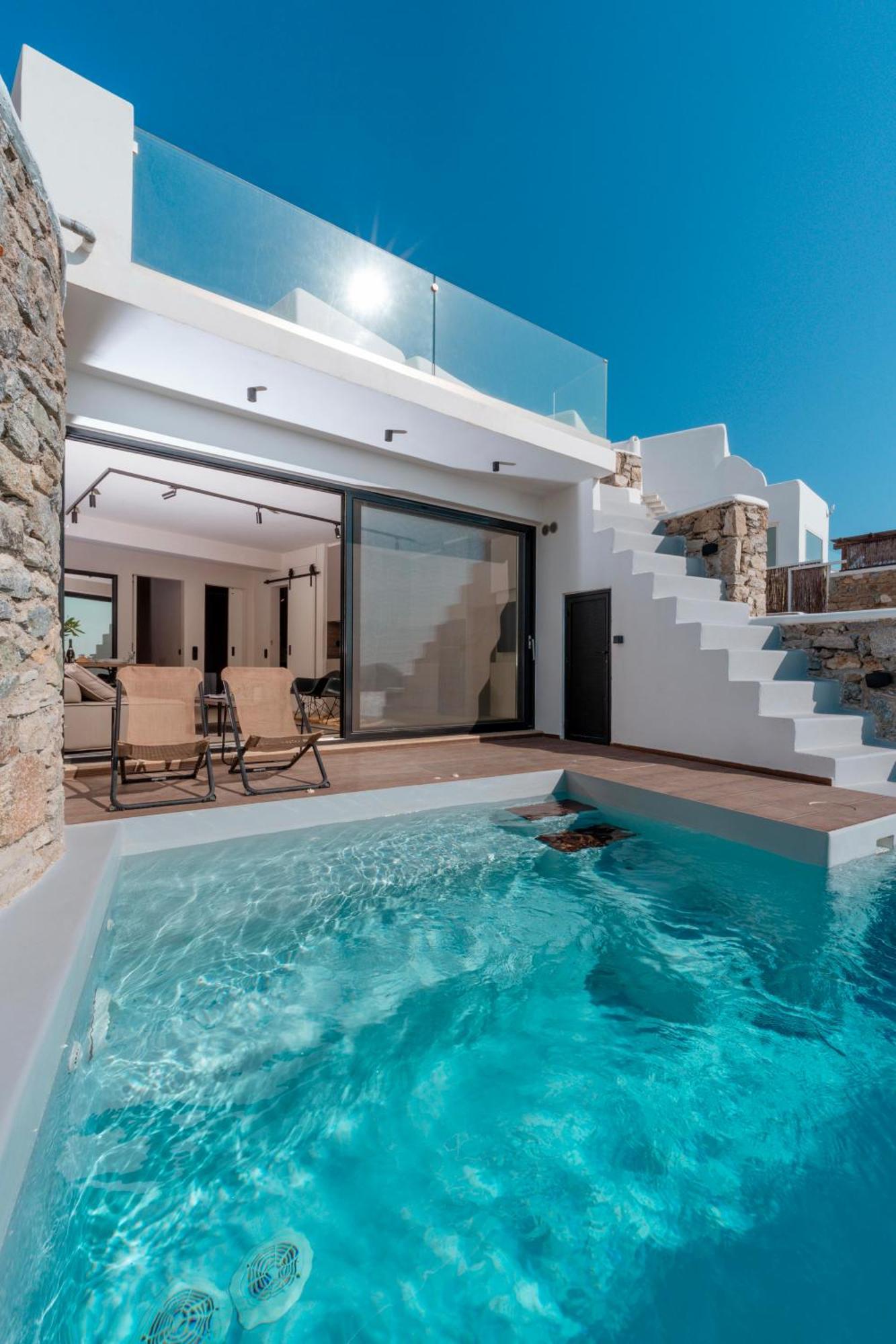 Mykonos Town Luxury House With Private Pool At Elia Beach מראה חיצוני תמונה