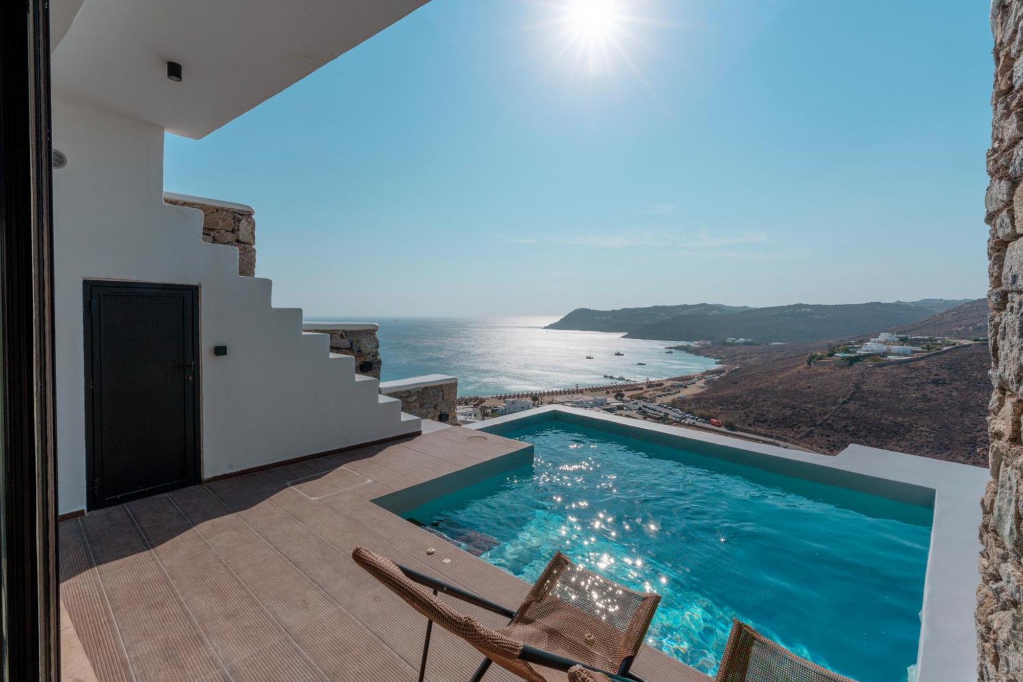 Mykonos Town Luxury House With Private Pool At Elia Beach מראה חיצוני תמונה