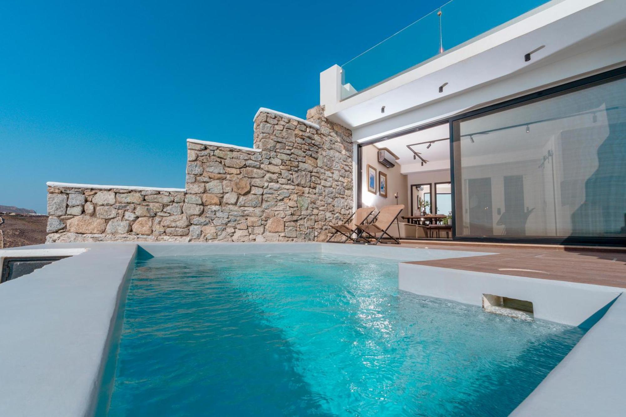 Mykonos Town Luxury House With Private Pool At Elia Beach מראה חיצוני תמונה