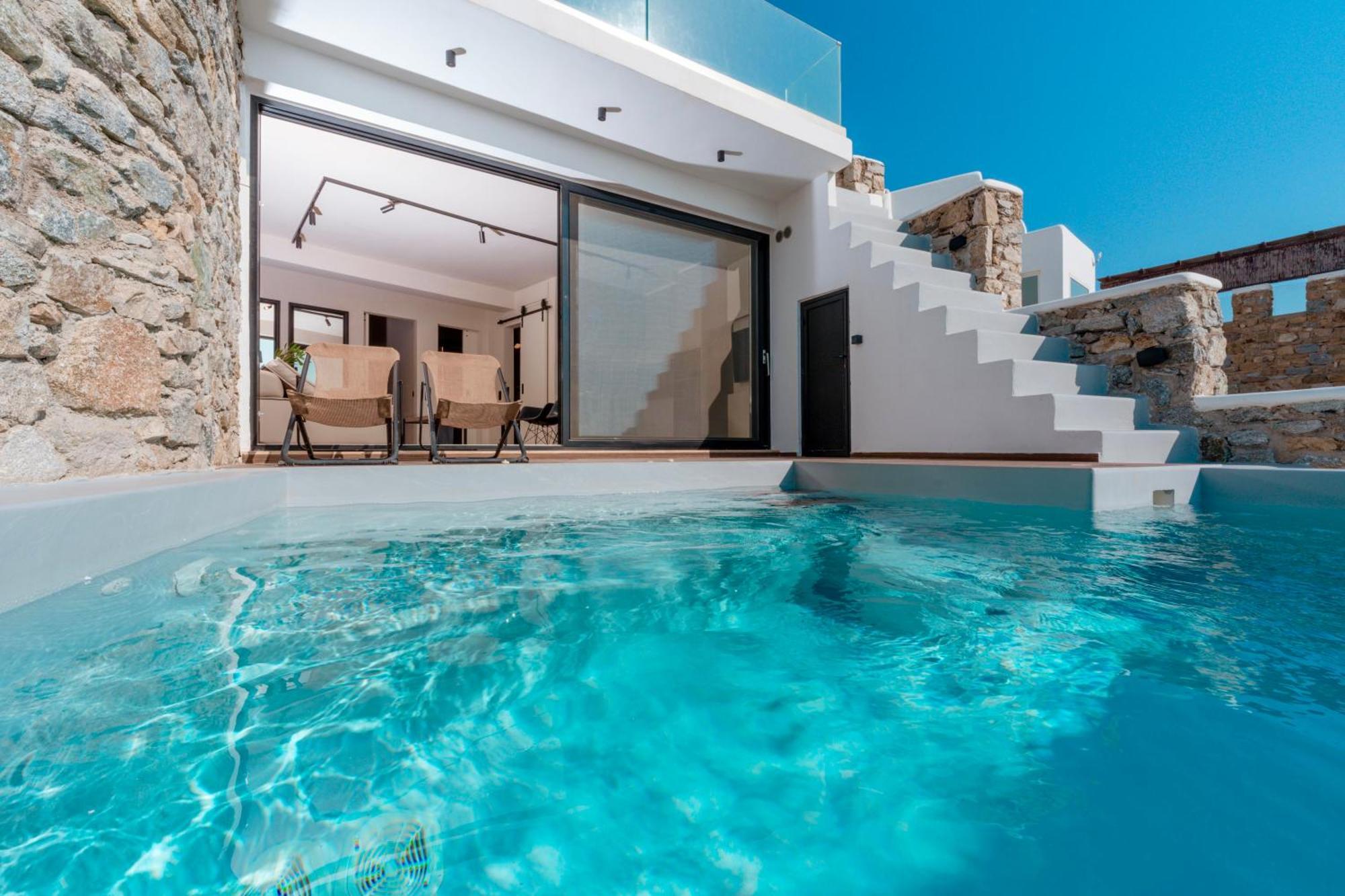 Mykonos Town Luxury House With Private Pool At Elia Beach מראה חיצוני תמונה